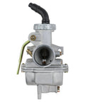 Front view of PZ20 Carburetor Upgrade Kit With Ignition Coil AC CDI Box Starter Solenoid Relay And Voltage Regulator for ATV