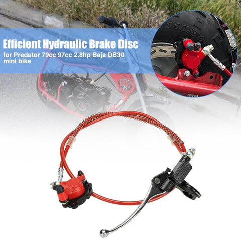 Mini Bike Hydraulic Disc Brake Caliper Kit Replacement For Baja Doodle Bug DB30 Blitz Dirt Bug Predator 79cc 97cc 100cc