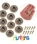 10 Piece Car Roof Headliner Repair Kit With Snap Rivets And Retainers For Quick Fixes, including rivets, screws, thumb tacks