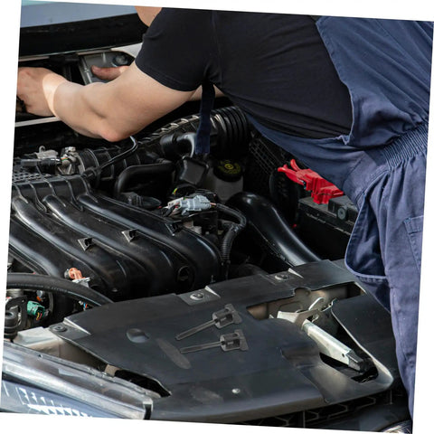 Mechanic installing Spare Tire Hold Down Screw Kit For Honda Civic HR-V And Multiple Models Beefed-Up Carrier Bolt.