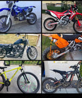Universal Spoke Covers For 8 To 21 Inch Rims With 72 Pcs White Spoke Wraps On BMX, MTB, Dirt Bikes, and Motorcycles With ABS Spoke Skin
