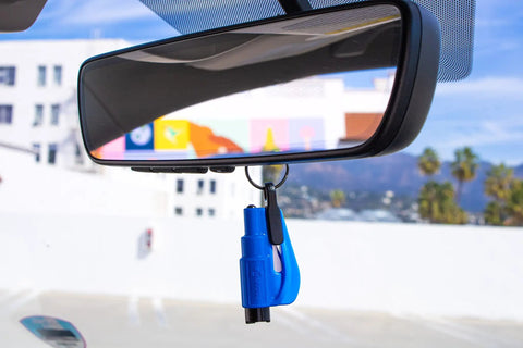 Pack Of 2 Dead Serious Car Escape Tools Keychain, Built Different 2 In 1 Seatbelt Cutter And Window Breaker, Made In Usa Compact Safety Hammer, Gotta Have This Automotive Edc Gear