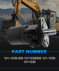 Heavy-Duty Hydraulic Motor For Eaton Char-Lynn H Series 101-1039-009 with excavator in background