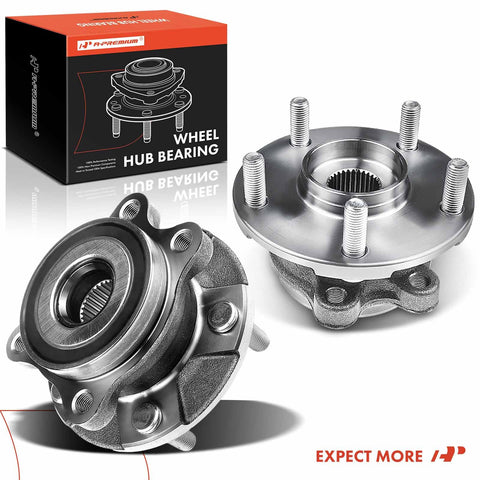 Two Front Wheel Bearing And Hub Assembly Pack Fits Toyota RAV4 2006 2012 V6 Engine And 2013 2018 Models Mirai 2016 2020 Scion tC 2011 2016 Non ABS 5 Lug Manual Transmission Compatible Heavy Duty Load Bearing For A Smooth Ride And Easy DIY Replacement