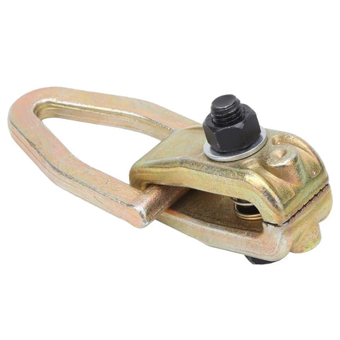 Beefy Carbon Steel Mini Clamp For Auto Body Work And Sheet Metal Pulling Rust Proof Dent Fixing Tool With Rock Solid Pointed Nose Grip And Heavy Duty Impact Resistance For Quick Panel Repair On Your Ride