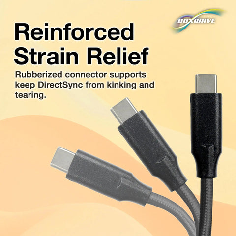 DirectSync 100W PD USB-C To USB-C Cable 3Ft Braided Built For Fast Charge And Quick Data Sync No Fuss Compatible With FLIR C5
