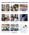 Various industry uses for Rugged Workhorse Handheld Barcode Scanner With 4G WiFi Bluetooth 3GB RAM 32GB ROM 4 Inch Screen IP66 Waterproof