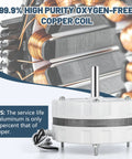 Attic Fan Motor Replacement For Lomanco 2000 And 1800 Series, Compatible With F0510B2944, Featuring Copper Coils