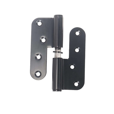 Heavy Duty Lift Off Door Hinges Set 4 Inch By 3 Point 5 Inch H Shaped Detachable Hinges Black 201 Stainless Steel Two Point Eight Millimeter Thick Left And Right Mounts 110 Lb Capacity Tough As Nails