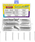 Complete 11 Size Cotter Pin Kit Made From Premium 304 Stainless Steel With 135 Pieces Split Pins for Automotive Machinery Repairs