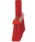 Fine Sweep Floor Broom Head With Polypropylene Core And Soft Bristles for tight spaces in red color.