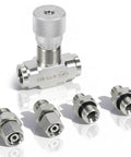 Stb G Three Eighths Inch Hydraulic Flow Control Valve With L08 M14 Connection, alloy steel, for mini excavators, 5-piece set