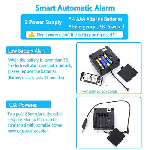 RFID Cabinet Lock System With NFC Electronic Locks For Wooden Cabinets Cupboards And Drawers 13.56MHz 2 Pack power supply diagram