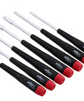 7 Piece Metric Nut Driver Set With Extra Long Handles, Precision Machined Tips To Minimize Cam-Out, Chrome Plated