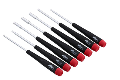 7 Piece Metric Nut Driver Set With Extra Long Handles, Precision Machined Tips To Minimize Cam-Out, Chrome Plated