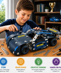 Boy assembling Metal Racing Car Kit With 207 Pieces And Real Tools For A Hands On STEM Build Your Own Race Car For Boys 8 12 Teens And Adults