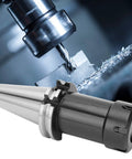ER32 CNC Tool Holder for 100mm Length, High Precision Arbor in use with industrial milling machine