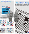 Green Oil UV Stencil Set For iPhone 16 Pro Max Down To iPhone 8 Universal Solder Mask Repair Kit packaging and components