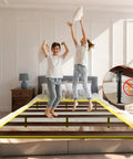 Ditch The Wobble With These 8 Adjustable Bed Support Legs offering a universal upgrade under children jumping on a bed.
