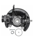 Front view of Pair Front Left And Right Steering Knuckle And Wheel Bearing Hub Assembly For 2013-2017 Accord 3.5L Bolt-On