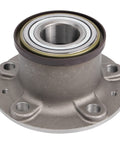 Close-up of rear left and right wheel bearing and hub assembly set for Ram ProMaster 1500 2500 3500 2014 through 2023