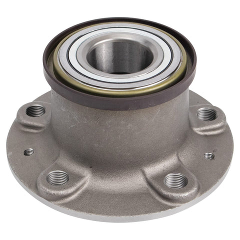 Close-up of rear left and right wheel bearing and hub assembly set for Ram ProMaster 1500 2500 3500 2014 through 2023