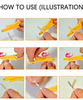Step-by-step guide using Mini Wire Stripper 3 Pack for Network Cable, RJ45 Cat5 Cat6 Punch Down Cutter with precision.