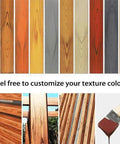 4 Piece Wood Graining Tool Set With Pattern Knurling For All Surfaces Pro Grade Rubber Wood Grain Tools texture samples