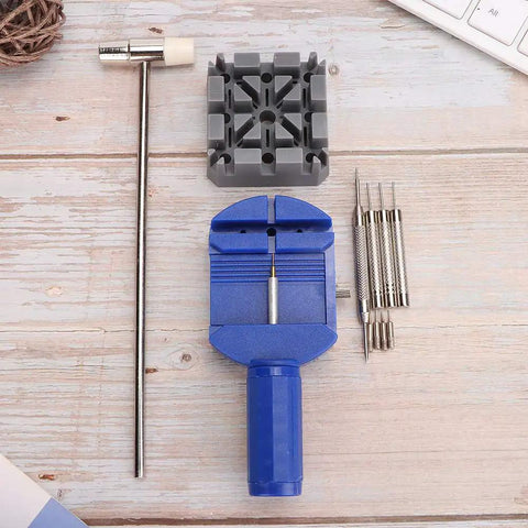 Watch Strap Link Pin Remover Kit Bracelet Adjuster For Watch Band Repair Spring Bar Tool Durable Alloy Steel DIY Home Kit