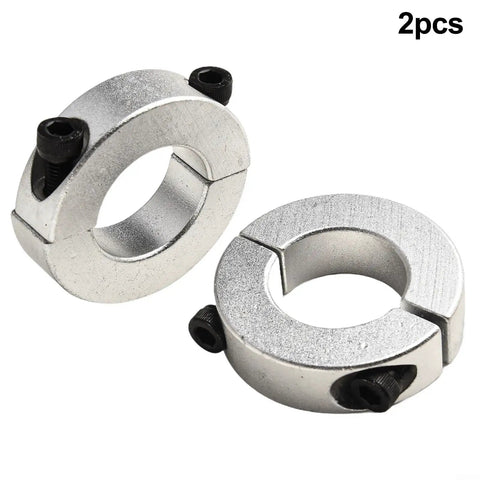 2pcs Ultra 25mm Double Split Shaft Collar Clamp Kit Built Rock Solid With Premium Aluminum Alloy Featuring M6 Screws
