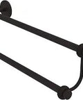Double Towel Bar 18 Inch, Oil Rubbed Bronze, Solid Brass Build With Concealed Mounting Screws, Two Bar Design Maximizes Wall Space