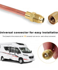 Ten Pack Service Access Valve For Refrigeration And Air Conditioning Systems, One Quarter Inch SAE To One Quarter Inch OD