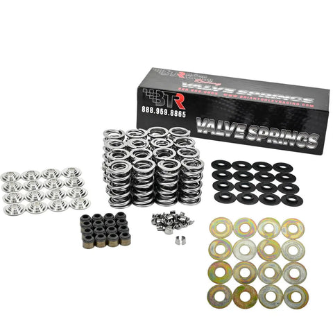 Full Send Stage 2 Performance Cam Kit Featuring Titanium Retainers High Lift Valve Springs And Premium Pushrods For Z06 Corvette and Camaro Z28 Engine Builds Seeking Serious Daily Kick, including valve springs and washers.
