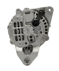 ACDelco Gold 334-1574 automotive alternator, front view, silver-gray aluminum body