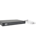 Top Shelf Cat5 KVM Switch Over IP Featuring 16 Ports And Full Virtual Media Support, 1U rack mount design with user manual.