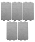 Five Pack Mica Waveguide Sheets For Microwave Ovens, Ultra Thick Heat Shield Covers 11.6 X 6.5 Cm Each, 0.04 Mm Thick