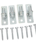 Heavy Wall Mount Gate Hinges For Barn Doors And Farm Fencing No Sweat Setup Rock Solid Operation Rust Resistant outdoor hardware screws included