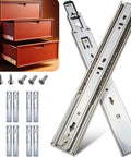 Heavy Duty 18 Inch Soft Close Drawer Slides With Full Extension For Cabinets And Dressers 6 Pairs 100 Lb Capacity