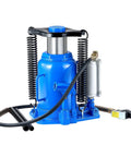 VEVOR blue 32-ton air-hydraulic bottle jack with manual pump for auto repair