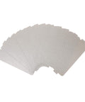 Microwave Waveguide Mica Sheets 12 Pack Heat Resistant Insulation Pads And Replacement Plate For Cooking And Baking Great For Home Chefs Life Hack