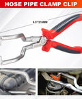 Hose clamp plier from Six Piece Fuel Line Pliers Set For Auto Repair With Hose Clamp Pliers Panel Removal Tool Hose Removal Pliers 30 Degree Push Pin Pliers And Two Electrical Disconnect Tools All In Durable Storage Bag Built For DIY Car Repair.