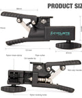 Hydraulic Disc Brake Hose Cutter And Driver 2 In 1 Bike Tool For Clean Cuts And Easy Valve Insertion with measurements
