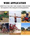Beefy Heavy Duty Lynch Pin Kit With 10 Lock Pins For Farm Tractors Trailers Trucks And Lawn Mowers use collage image