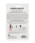 Slick 12 Volt Dc Dimmer Switch For Tight Led And Halogen Control In Rvs Trucks And Marine Gear With Rock Solid Long Shaft Assembly and wiring instructions.