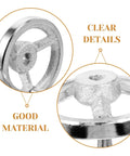 Heavy Duty Carbon Steel Handwheel With Durable Chrome Plating And Ergonomic Rounded Square Edge Design Perfect For Machining Jobs On CNC Lathe Drilling Tools And Industrial Equipment close-up