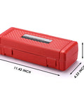 Red blow-mold case for 1/2-Inch Drive Impact Socket Set 6-Point Cr-Mo Heavy-Duty 4-Piece With 1-13/16, 1-7/8, 1-15/16 And 2 Inch Sizes