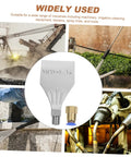 Abaodam Industrial Aluminum Alloy Air Blow Nozzle Diffuser for Quick Moisture Removal and Efficient Drying, showing flat nozzle and quick-connect fitting.
