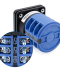 Heavy Duty 40A 660V 4-Position 3-Phase Rotary Cam Switch With 12 Terminals 0-1-2-3 Off-1-2-3 industrial unit