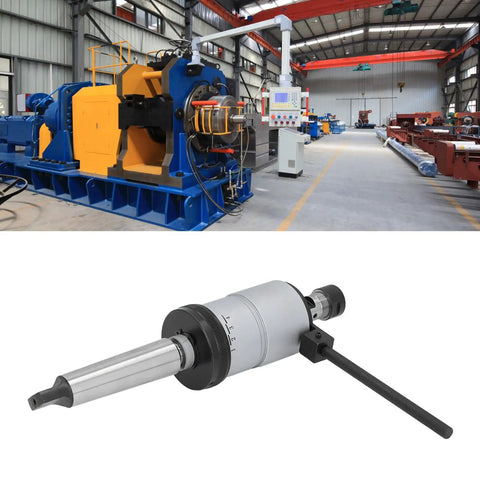 Automatic Self Reversing Tapping Head For Industrial Drilling Machines With 2MT 3MT Shanks Flexible Clamp Collet Chuck Beefed Up High Speed Steel Construction Delivers Precise Concentric Machining And Smooth Fast Thread Tap Performance in industrial workshop