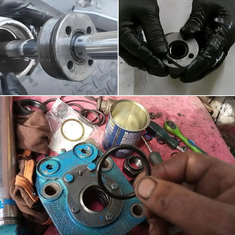 17 Piece Floor Jack Seal Kit for 3 Ton Hydraulic Jacks With Oil Seal Repair Kit components and rubber sealing rings